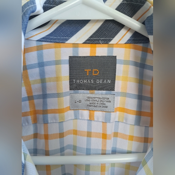 Mens Thomas Dean Button Down Shirt - Picture 8 of 10